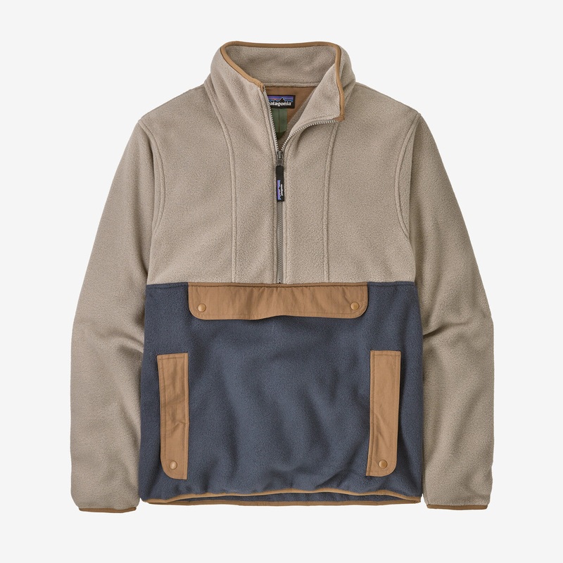 Men’s Synchilla Fleece Anorak Pullover – Smolder Blue