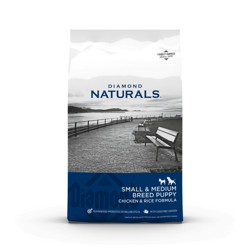 Naturals Small & Medium Breed Puppy Food (Chicken & Rice Formula) – 40lb.
