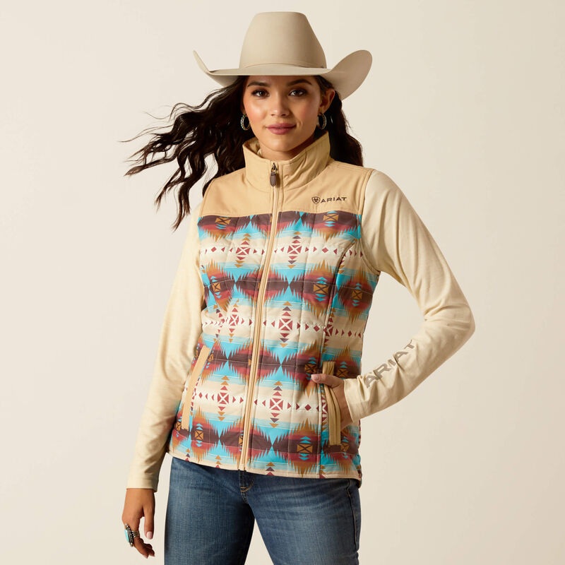 Women’s Crius Insulated Vest – Serrano Southwest Print