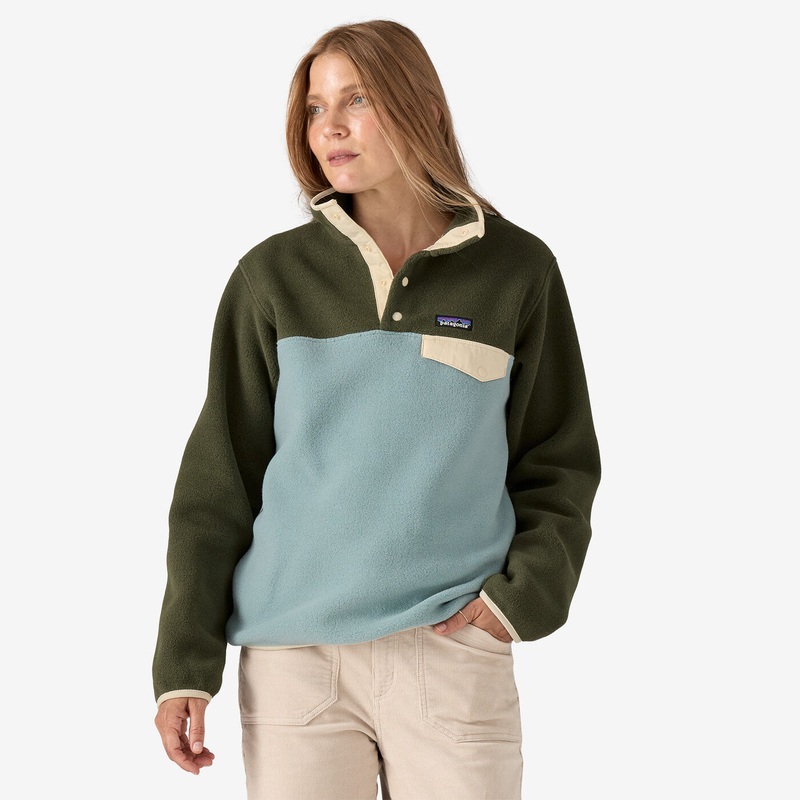 Women’s Lightweight Synchilla Snap-T Fleece Pullover – Thermal Blue