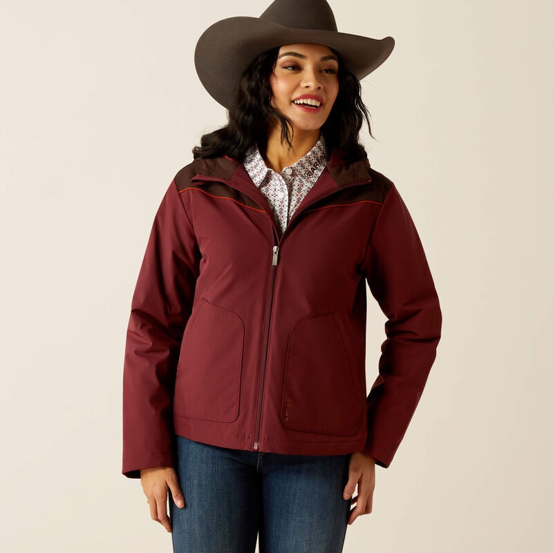 Women’s Pioneer StretchShell Jacket – Tawny Port & Chocolate Plum