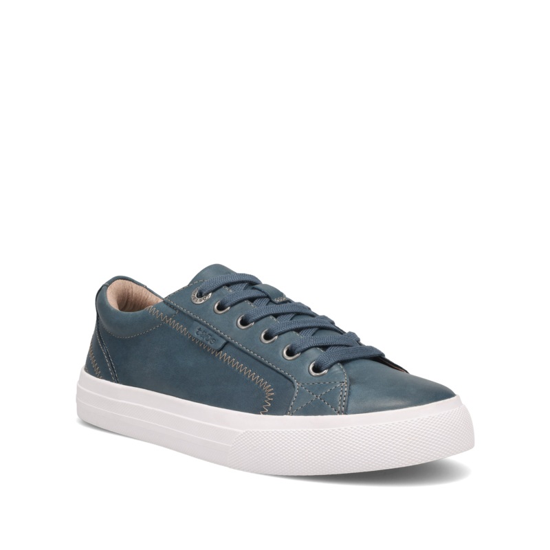 Women’s Plim Soul Lux Shoe – Petrol Blue Leather