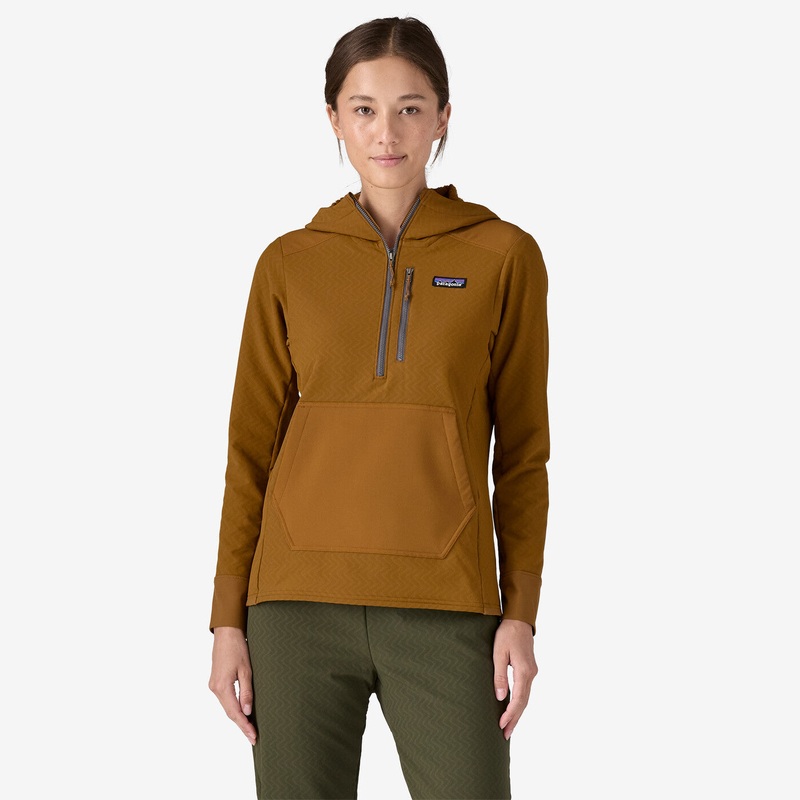Women’s R2 CrossStrata Pullover – Shelter Brown
