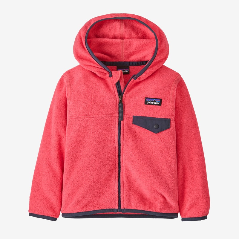 Baby Micro D Snap-T Fleece Jacket – Sierra Pink