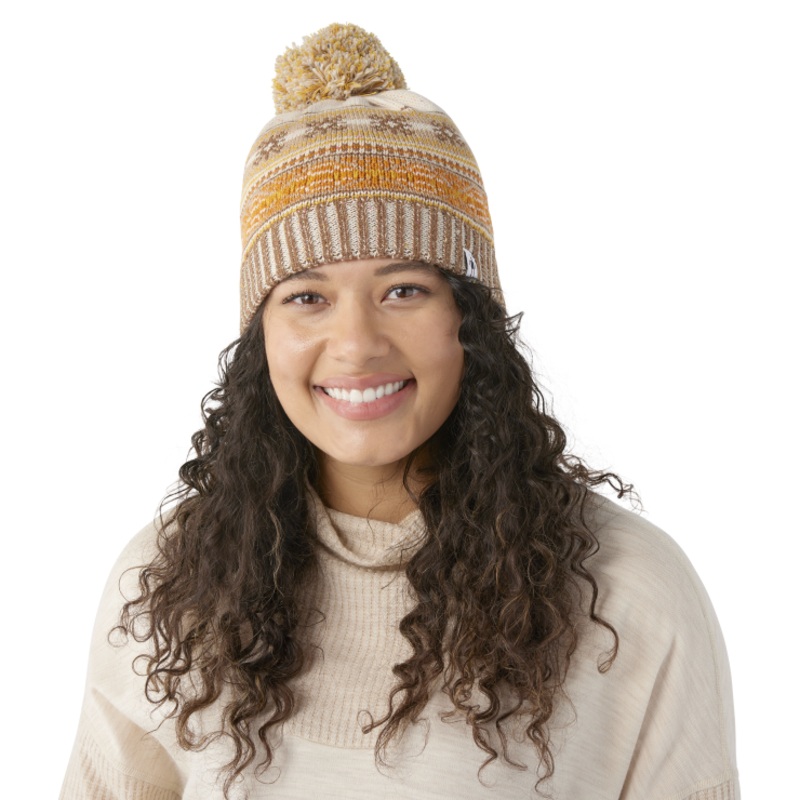Chair Lift Beanie – Almond Donegal