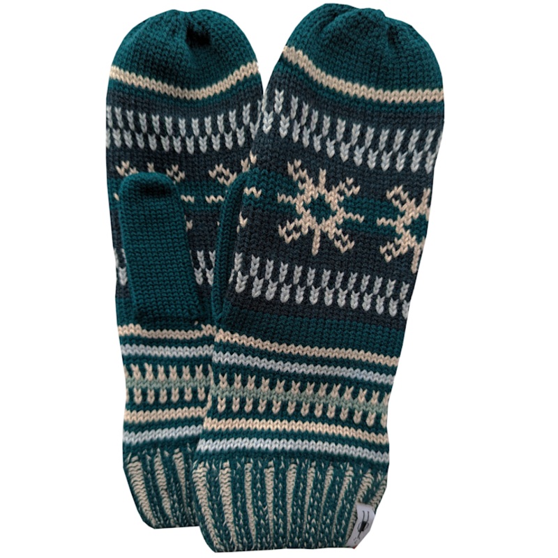Chair Lift Mitten – Emerald Green