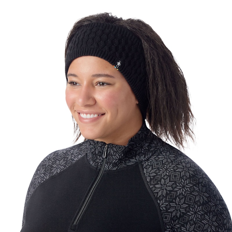 Fleece Lined Headband – Black|Black|One-Size