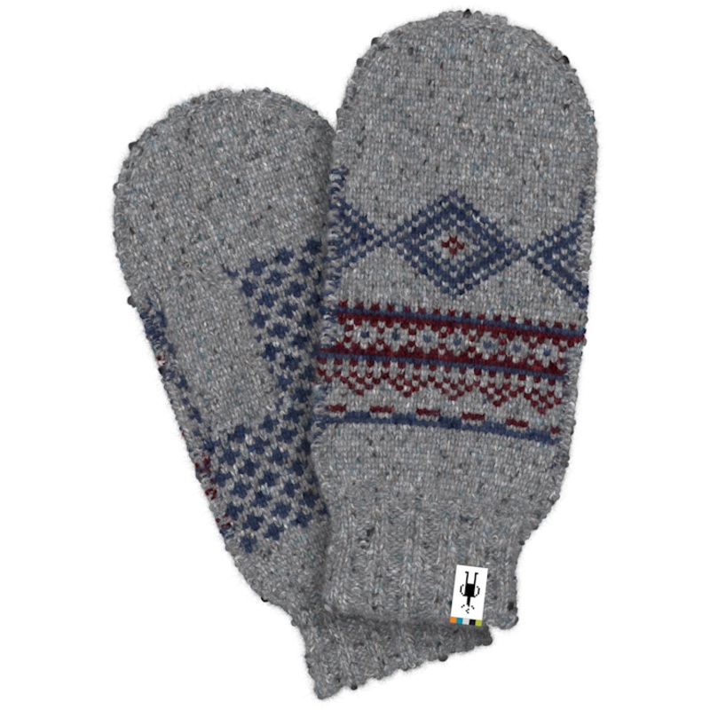 Hudson Trail Nordic Mitten – Light Gray Heather