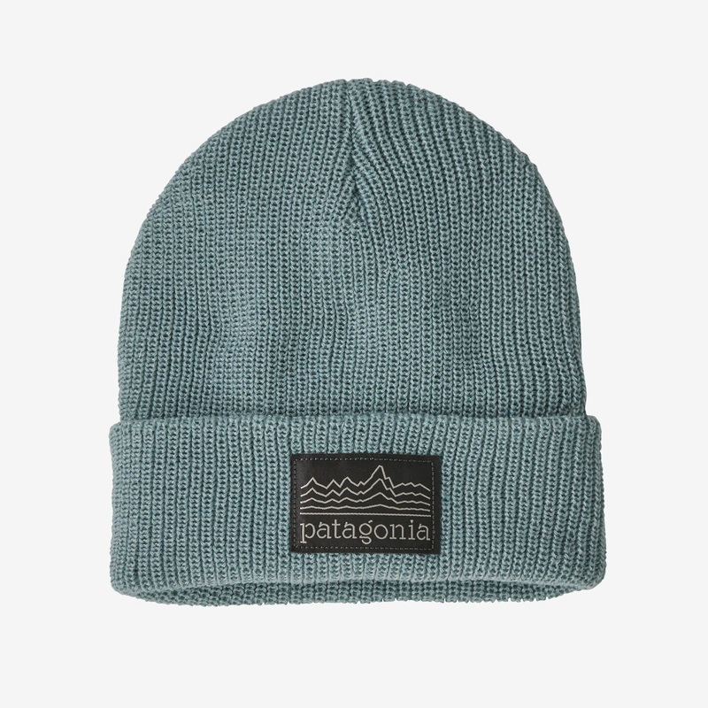 Kids’ Logo Beanie – Strata Stencil: Thermal Blue