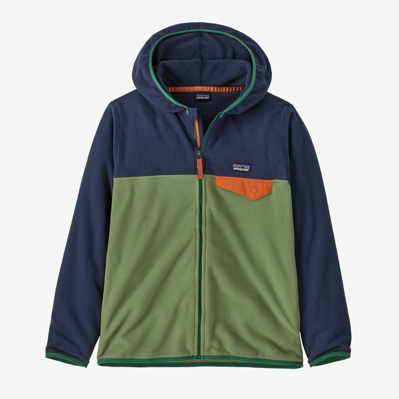 Kids’ Micro D Snap-T Fleece Jacket – Terrain Green