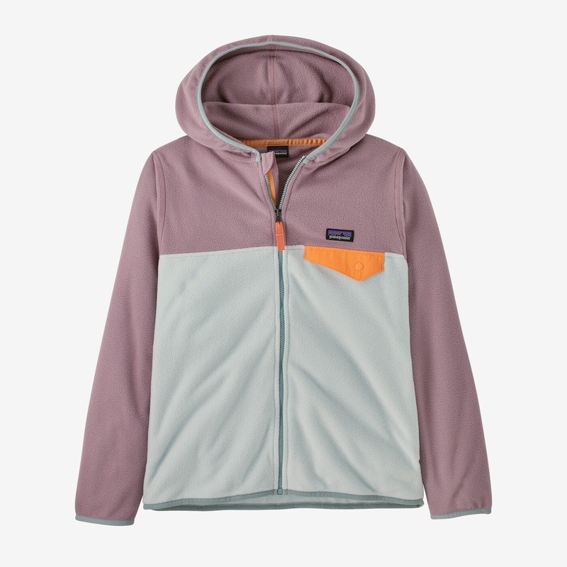 Kids’ Micro D Snap-T Fleece Jacket – Wispy Green