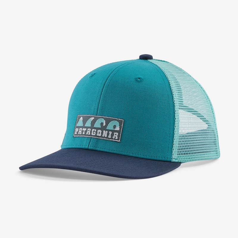 Kids’ Trucker Hat – Chasing Peaks: Belay Blue
