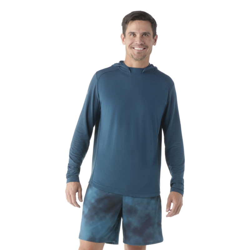 Men’s Active Mesh Hoodie – Twilight Blue
