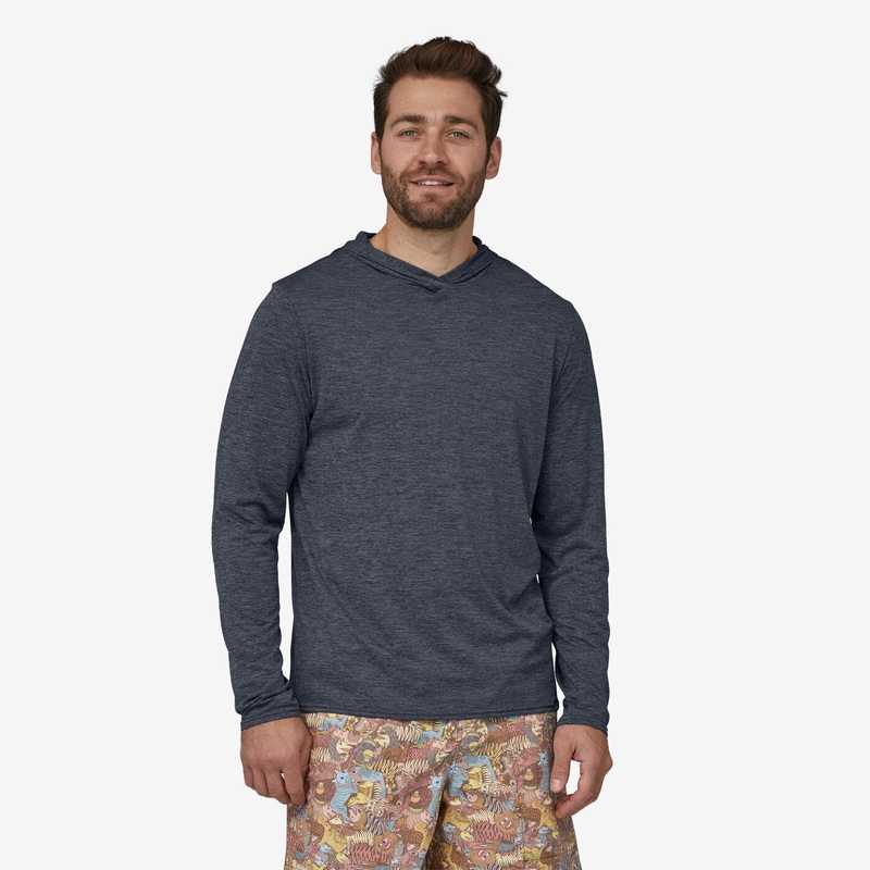 Men’s Capilene Cool Daily Hoody – Smolder Blue/Light Smolder Blue X-Dye