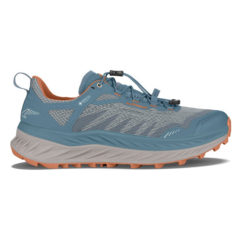 Men’s Fortux GTX Shoe – Smoke Blue/Rust