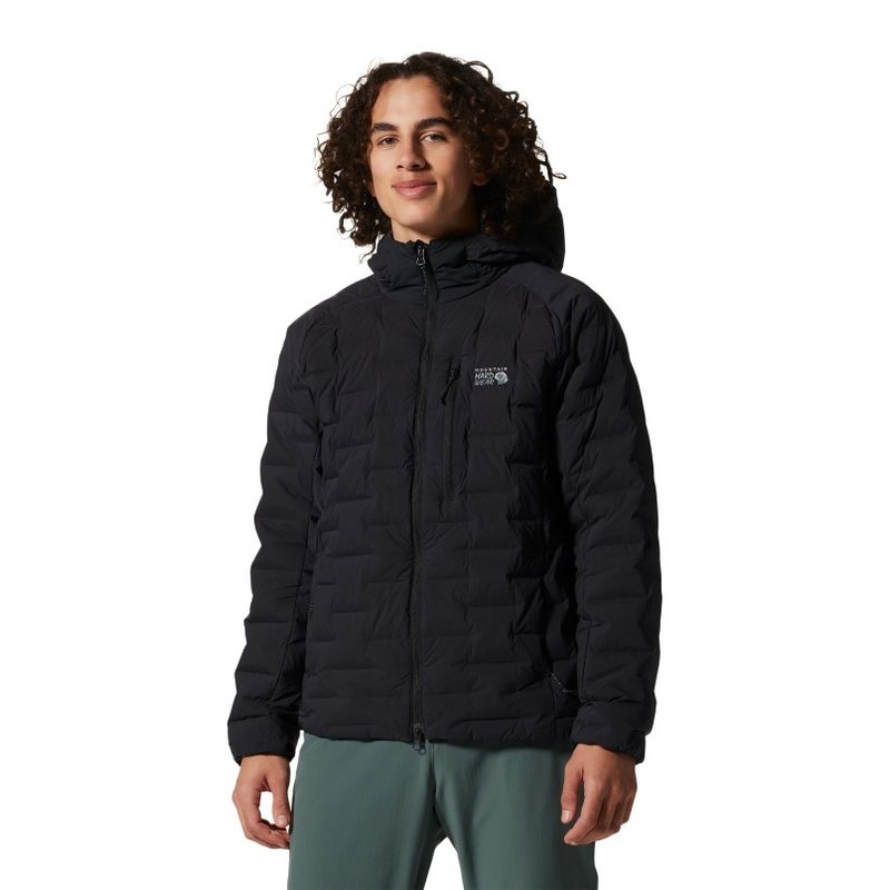 Men’s Stretchdown Hoody – Black