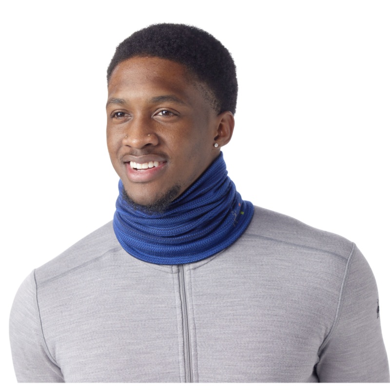 Thermal Merino Reversible Neck Gaiter – Deep Navy Color Shift