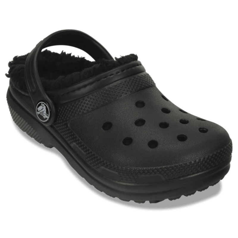 Toddler Classic Lined Clog – Black/Black