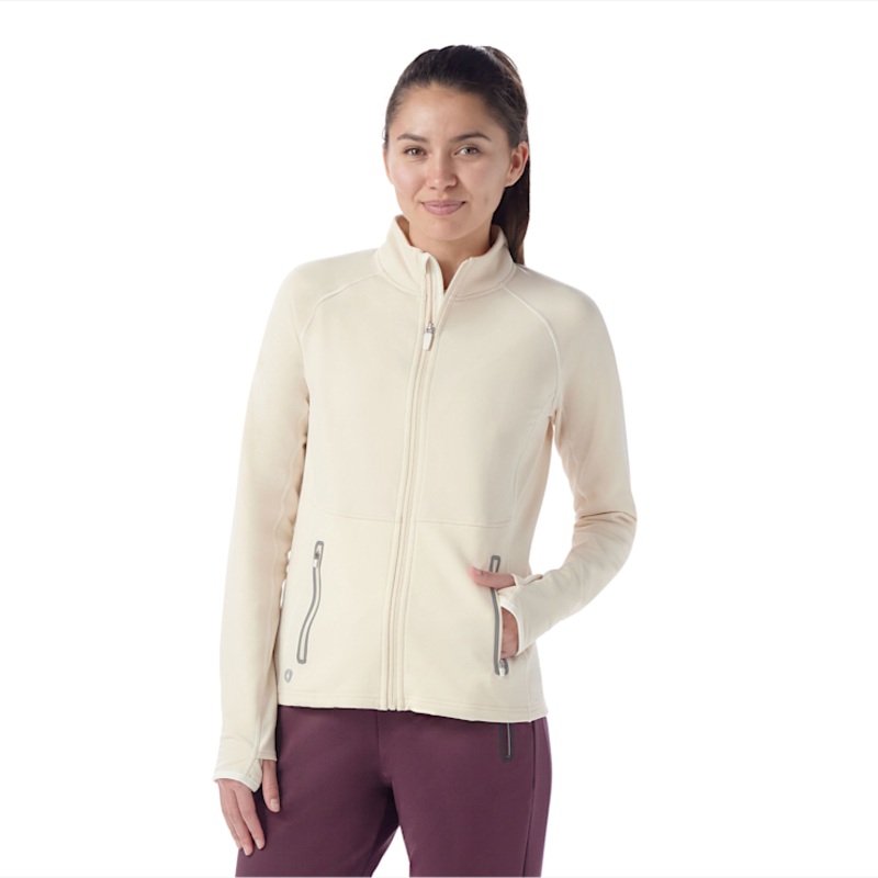 Women’s Active Fleece Full Zip – Almond