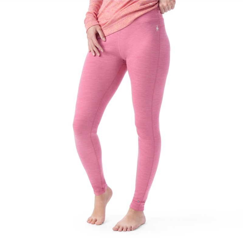 Women’s Classic Thermal Merino Base Layer Bottom – Garden Pink Heather