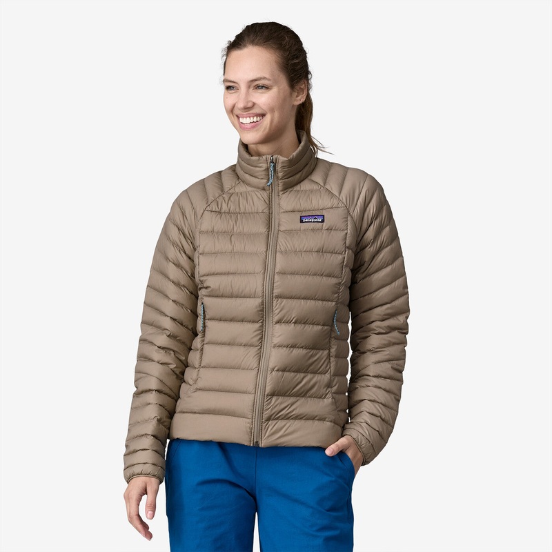 Women’s Down Sweater – Seabird Grey