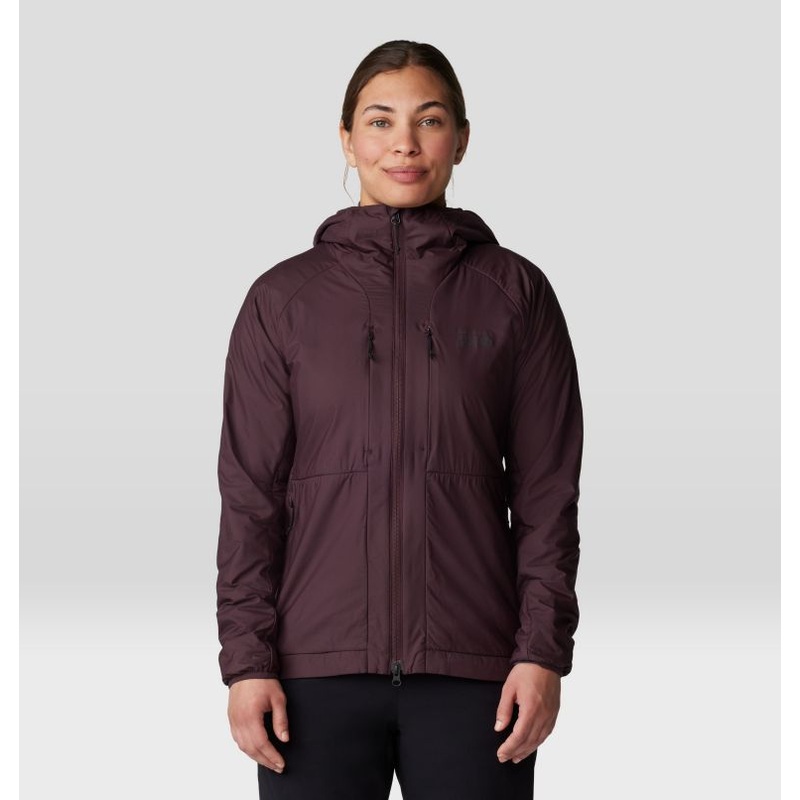 Women’s Kor Airshell Warm Hoody – Blackberry