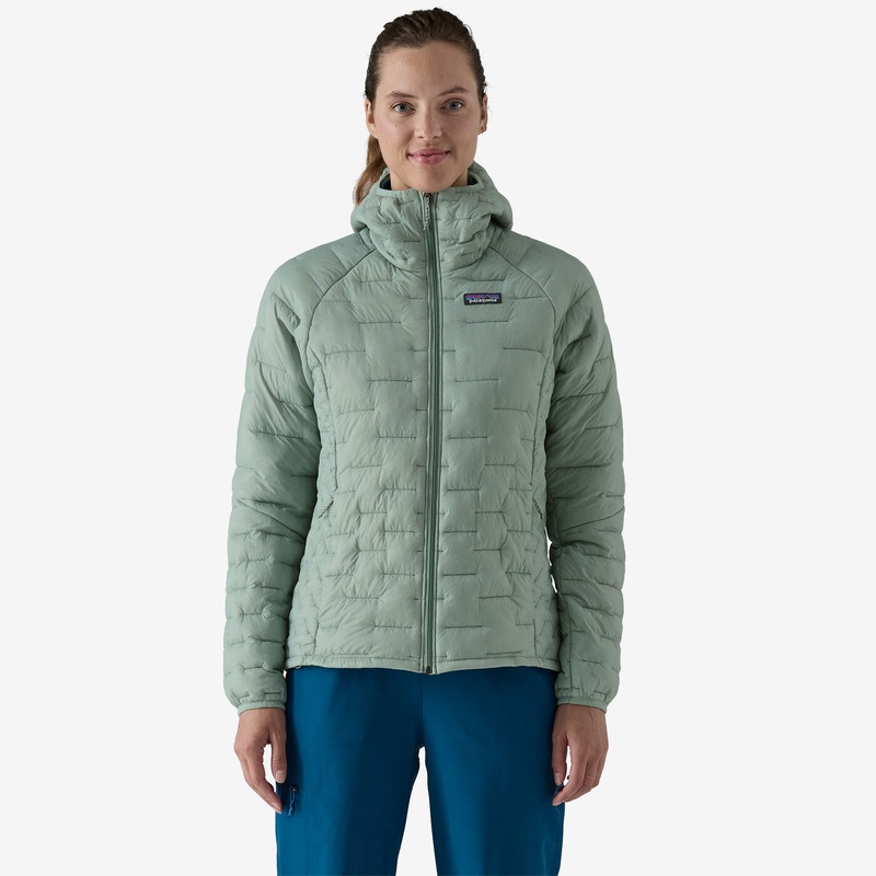 Women’s Micro Puff Hoody – Thermal Blue