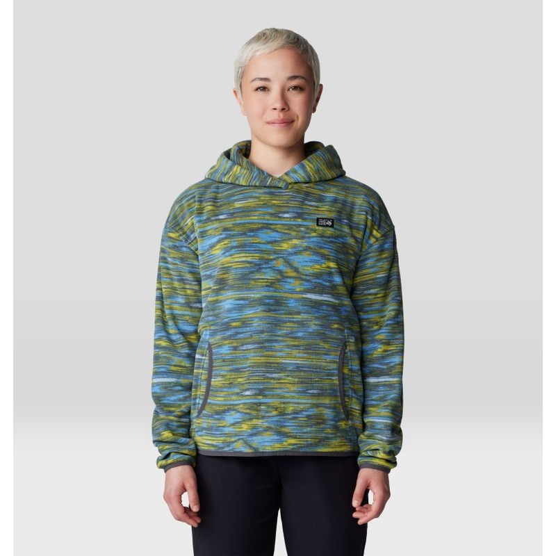 Women’s Microchill Hoody – Nitric Blue Stria Print