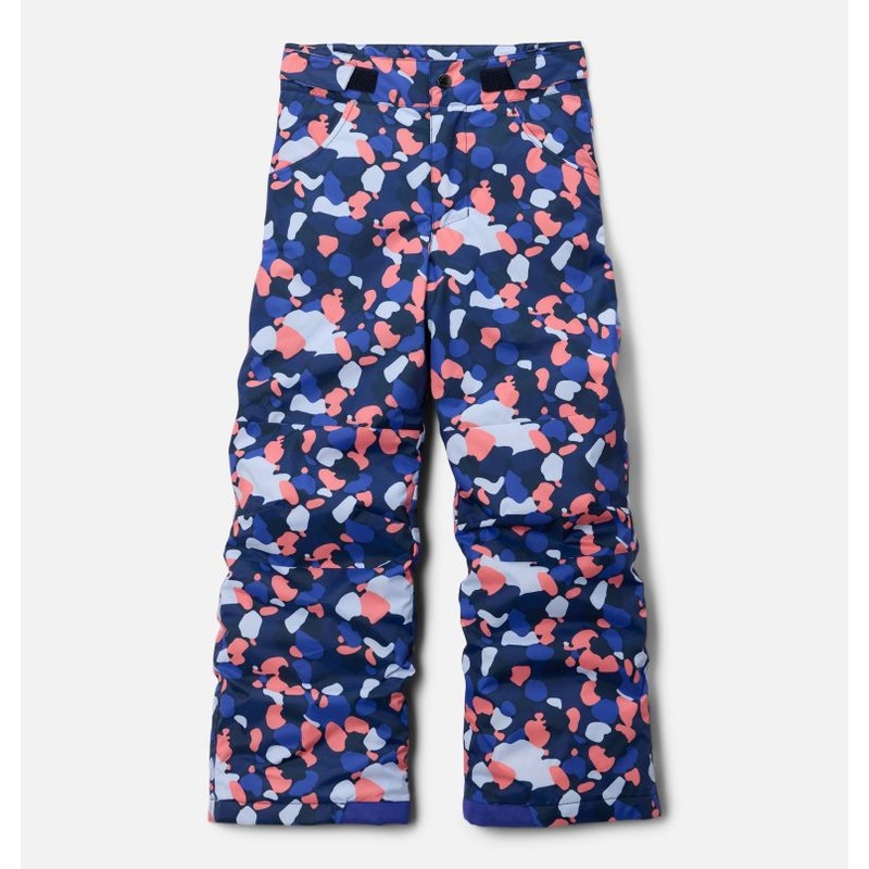 Girls’ Starchaser Peak III Printed Pants – Collegiate Navy Winterbloom