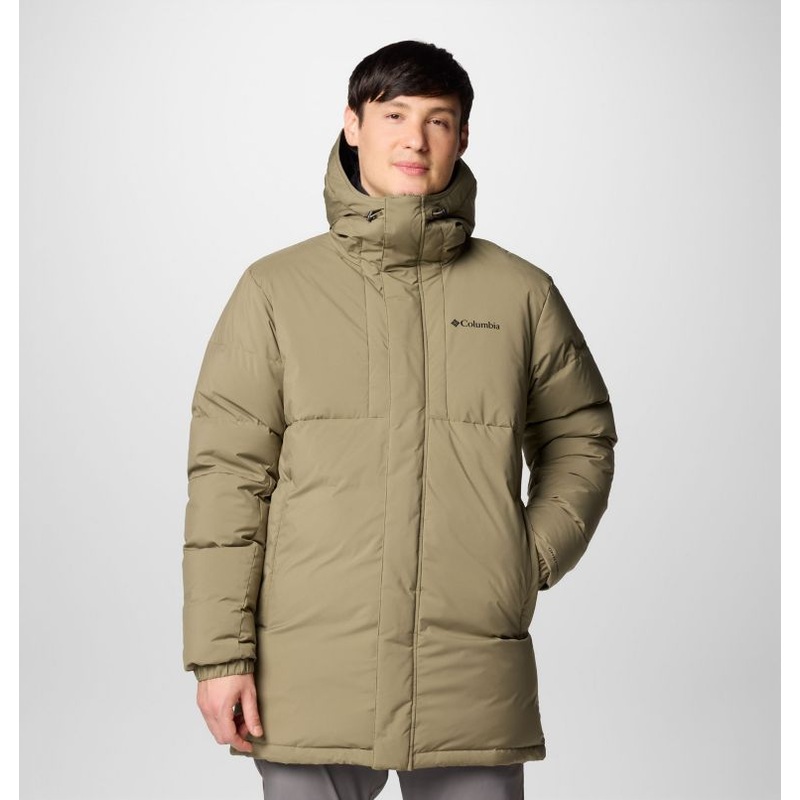 Men’s Aldercrest II Down Parka – Stone Green