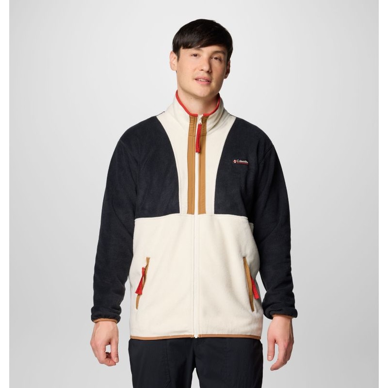 Men’s Backbowl II Full-Zip Fleece Jacket – Black/Chalk