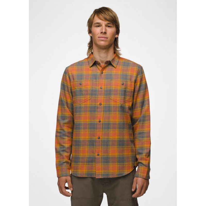 Men’s Dolberg Flannel Shirt – Terrracotta