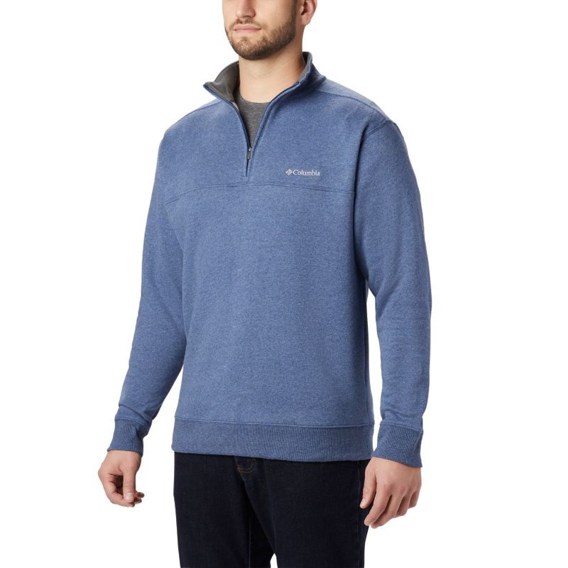 Men’s Hart Mountain II Half-Zip Sweatshirt – Carbon Heather
