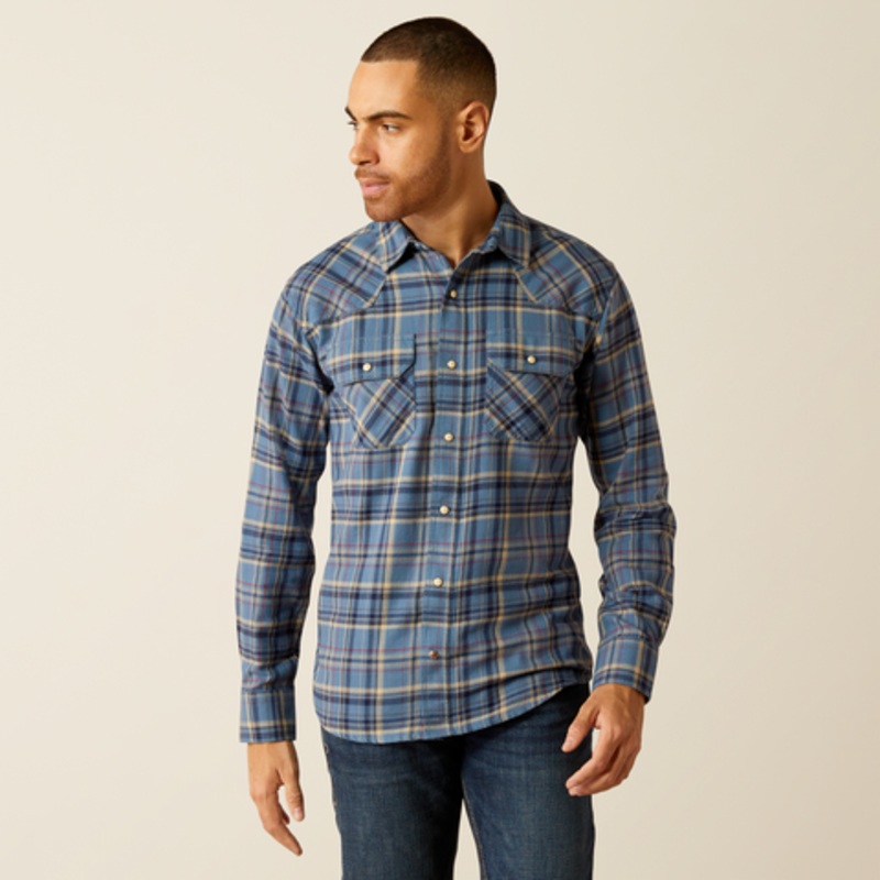 Men’s Huntley Retro Fit Shirt – Copen Blue