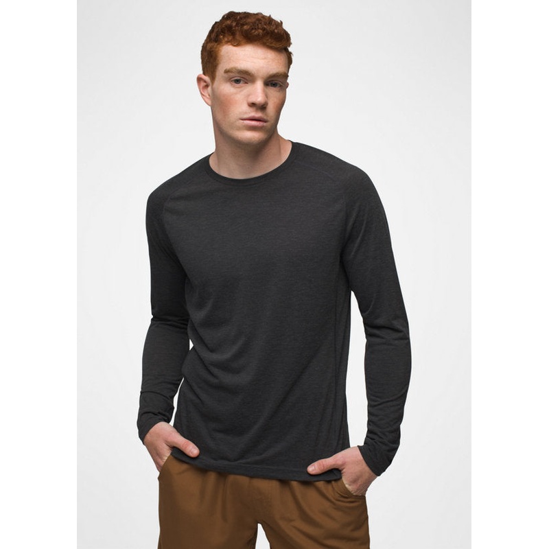 Men’s Mission Trails Long-Sleeve Tee – Black Heather