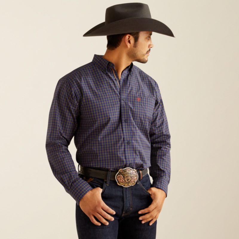 Men’s Pro Series Stewart Classic Fit Shirt – Navy Blue
