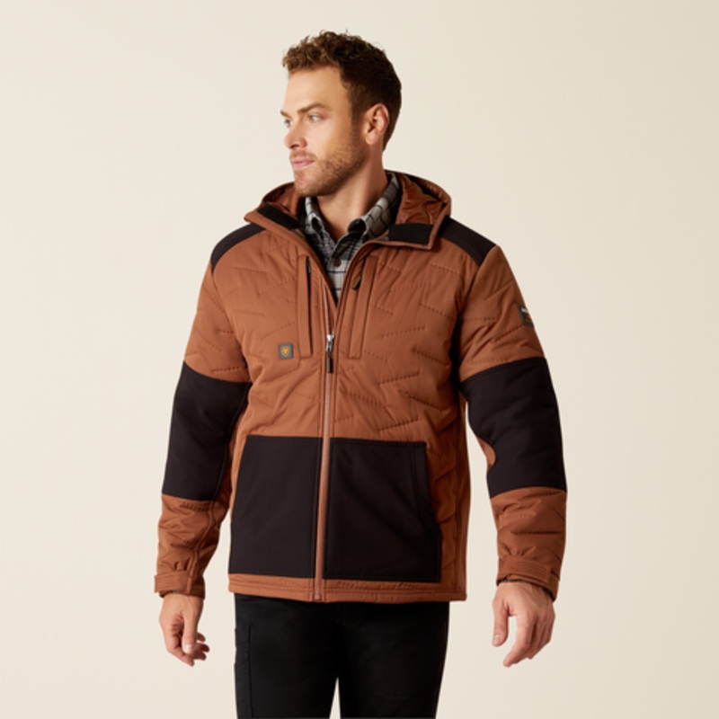 Men’s Rebar Winter Cloud 9 Water Resistant Insulated Jacket – Aztec