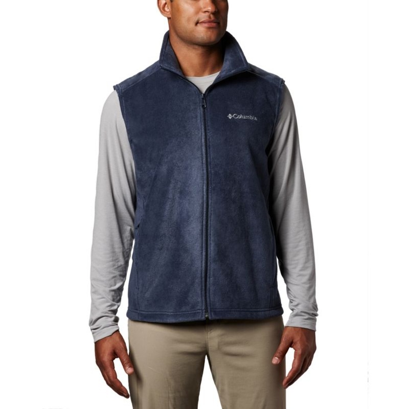 Men’s Steens Mountain Fleece Vest – Collegiate Navy