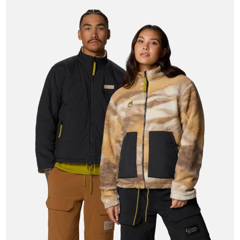 Unisex Wallowa Panorama Reversible Jacket – Black
