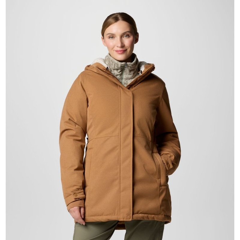 Women’s Alameda Ridge Insulated Parka – Camel Brown