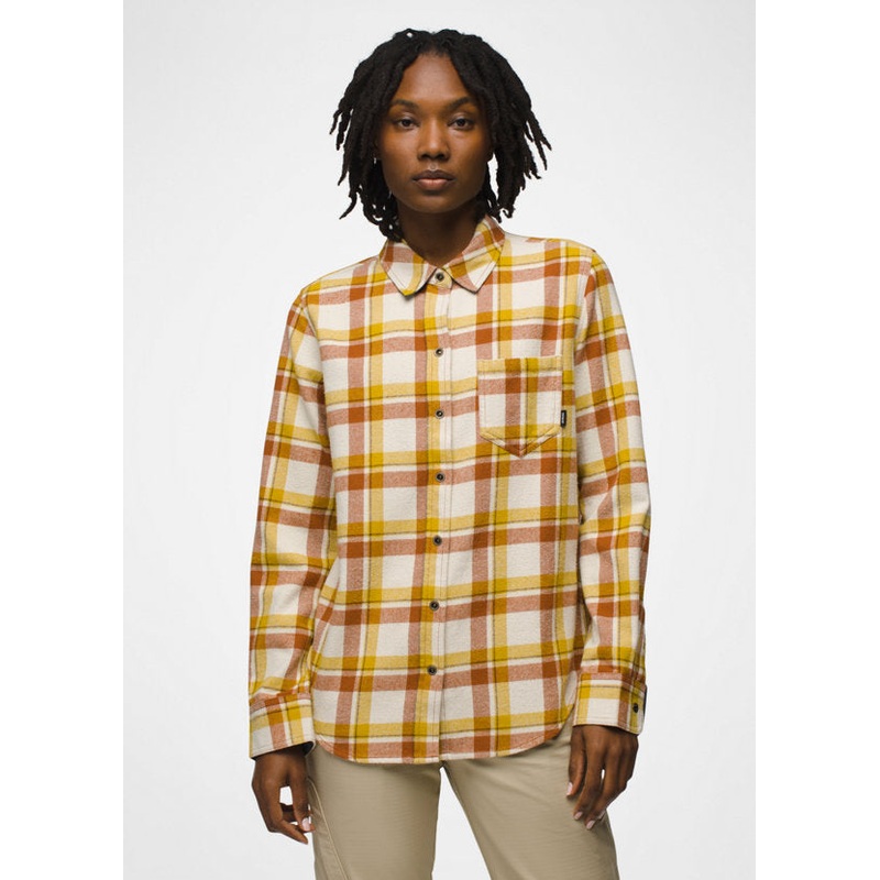 Women’s Golden Canyon Flannel – Sweet Cream