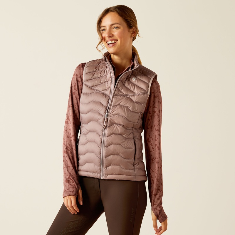 Women’s Ideal Down Vest – Purple Dove