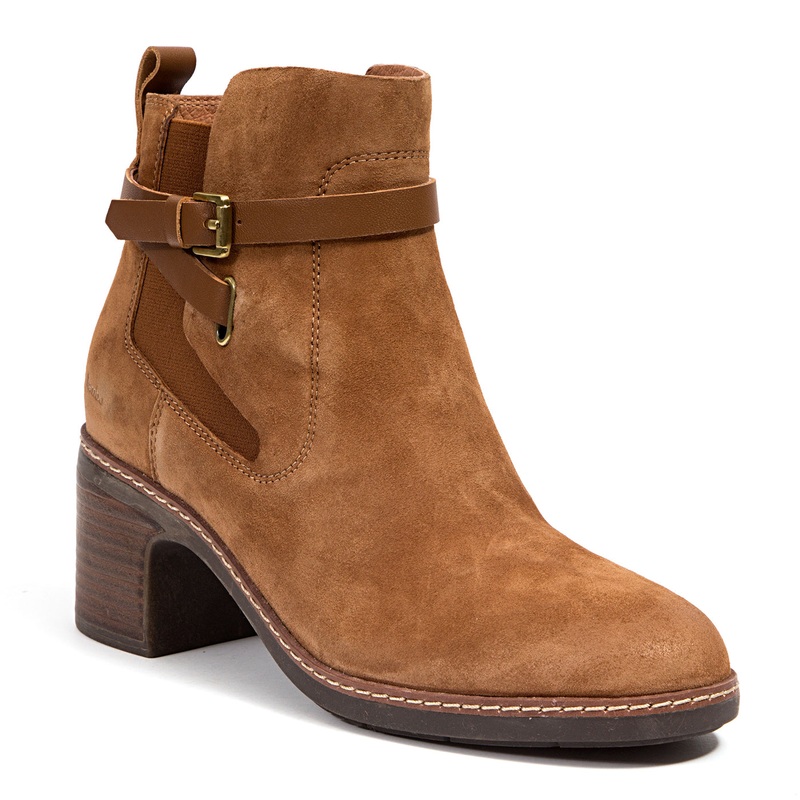 Women’s Vivi Water Resistant Boot – Dark Tan