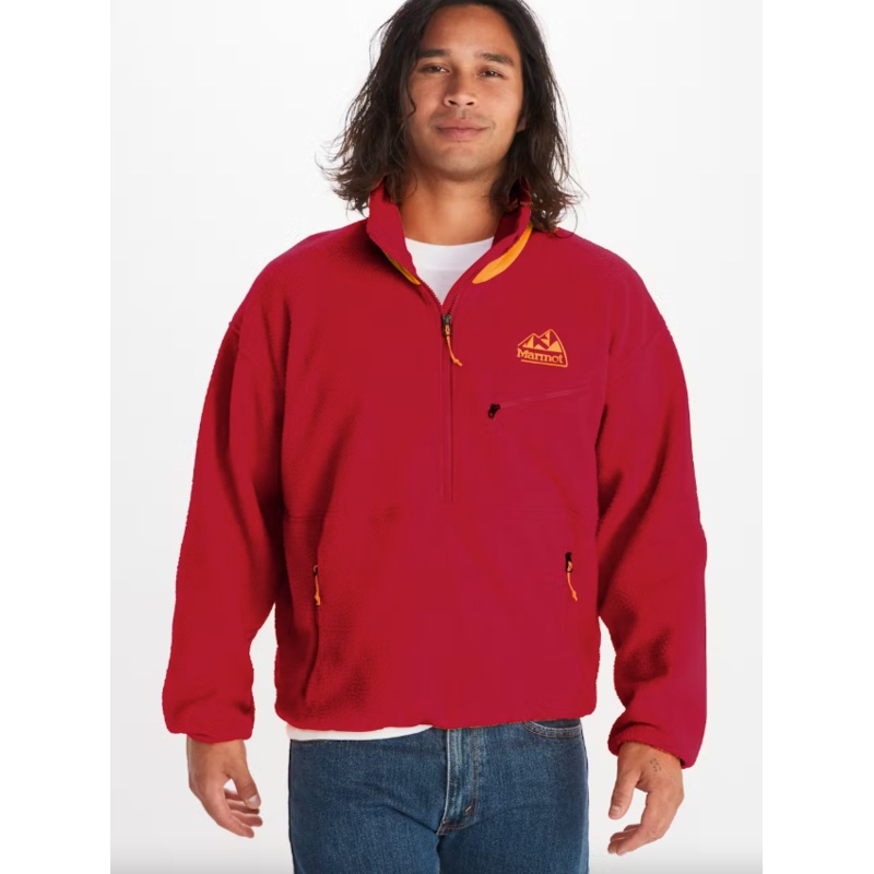 Men’s ’94 E.C.O. Recycled Fleece – Team Red/Golden Sun