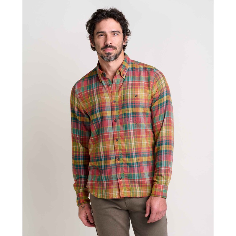 Men’s Airsmyth Long-Sleeve Shirt – Sundown Madras