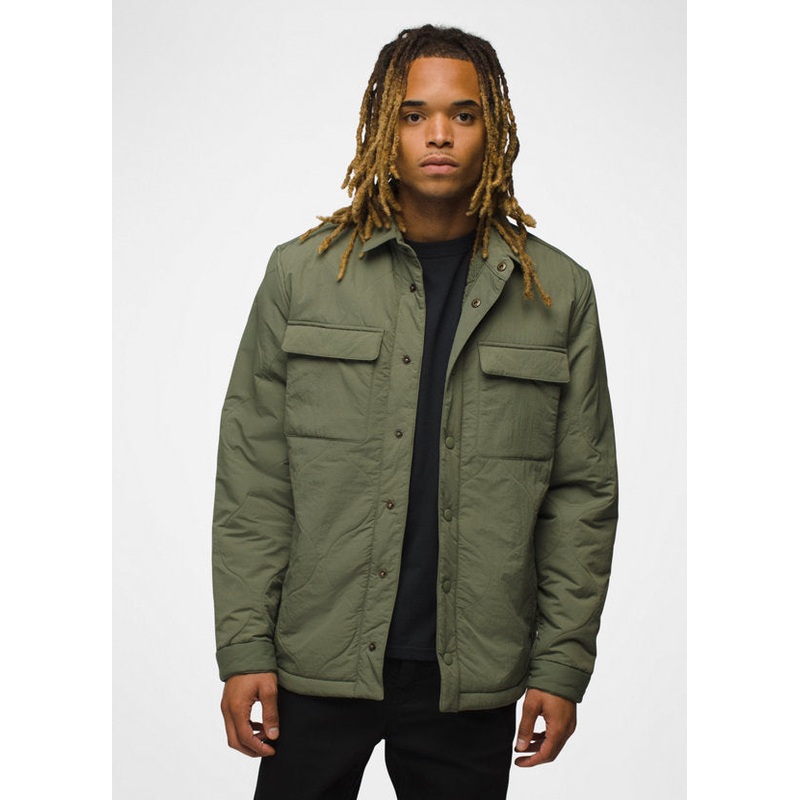 Men’s Encinitas Shacket – Rye Green