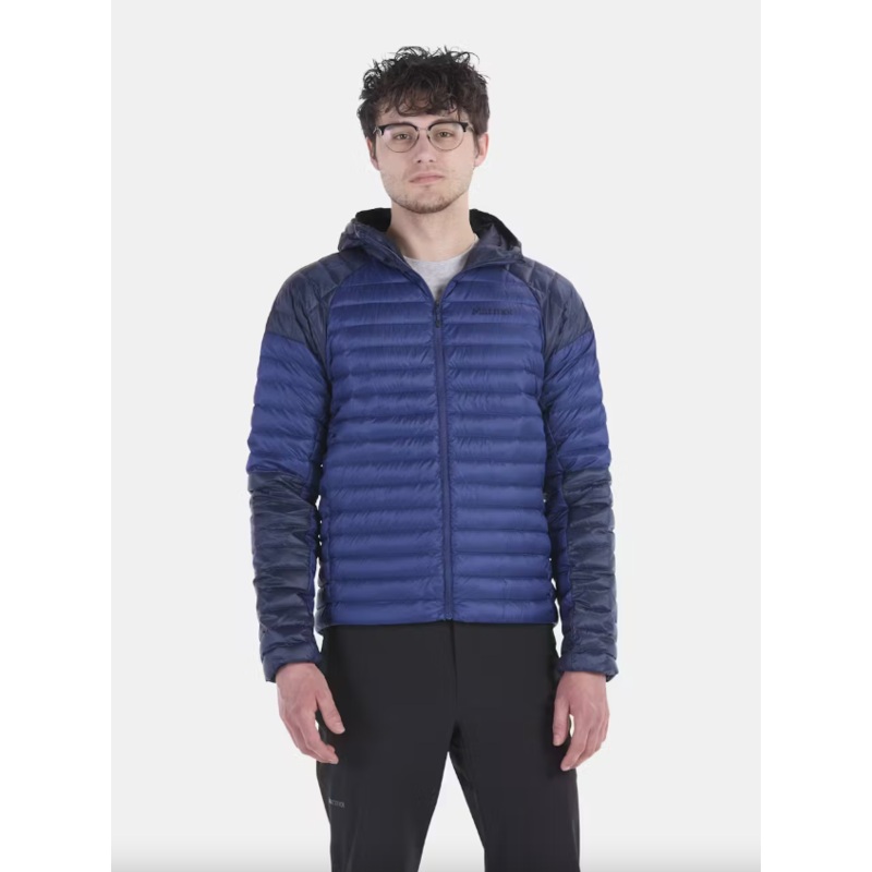 Men’s Hype Down Hoodie – Arctic Navy/Twilight Blue