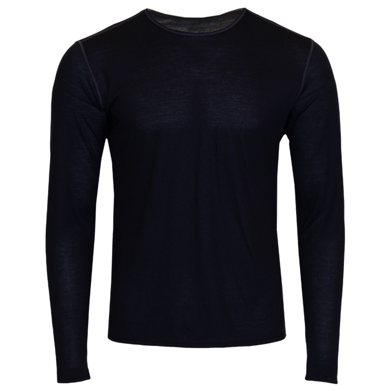 Men’s Single Layer Crewneck – Black