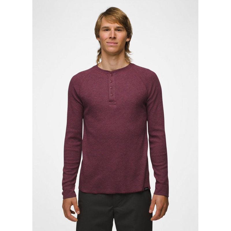 Men’s Touchstone Henley – Fig Heather