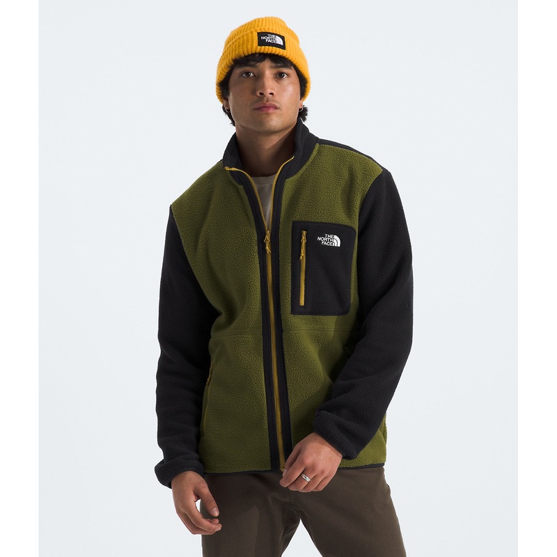 Men’s Yumiori Full-Zip – Forest Olive/TNF Black/Amber Green